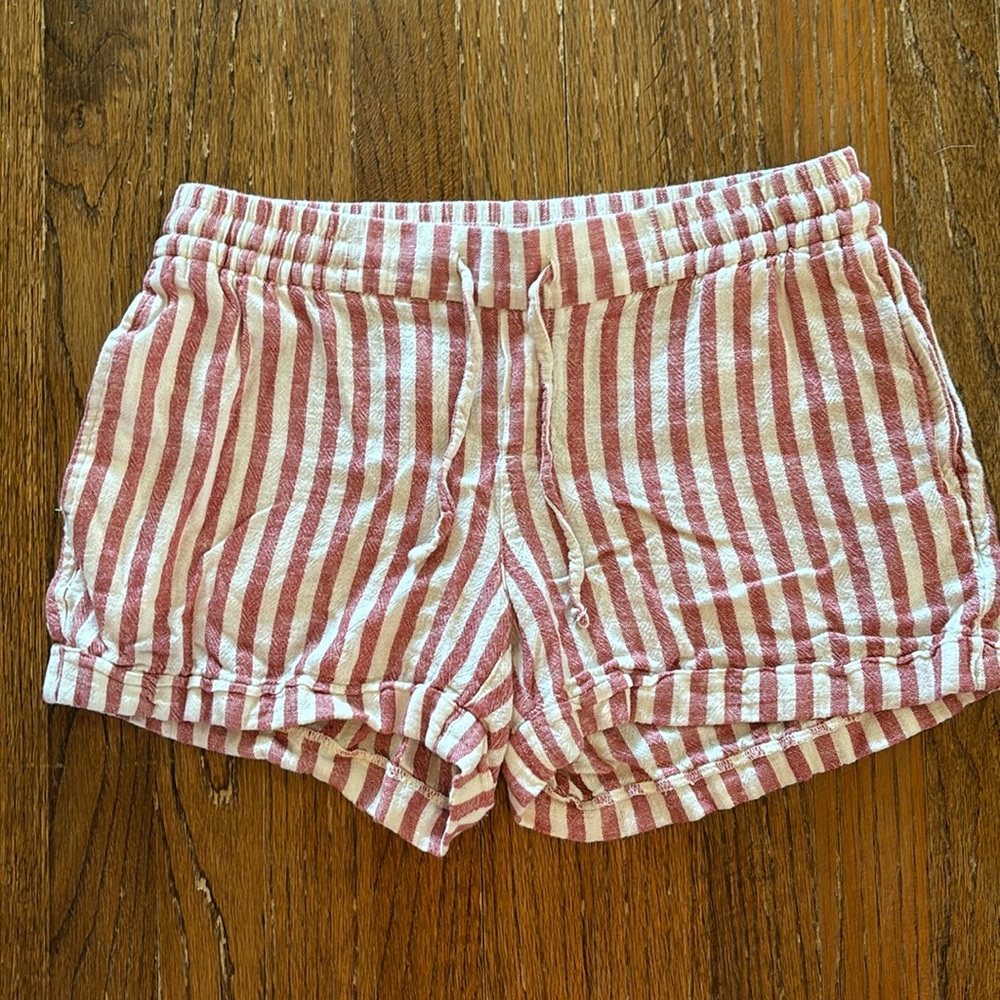 Old Navy linen striped shorts